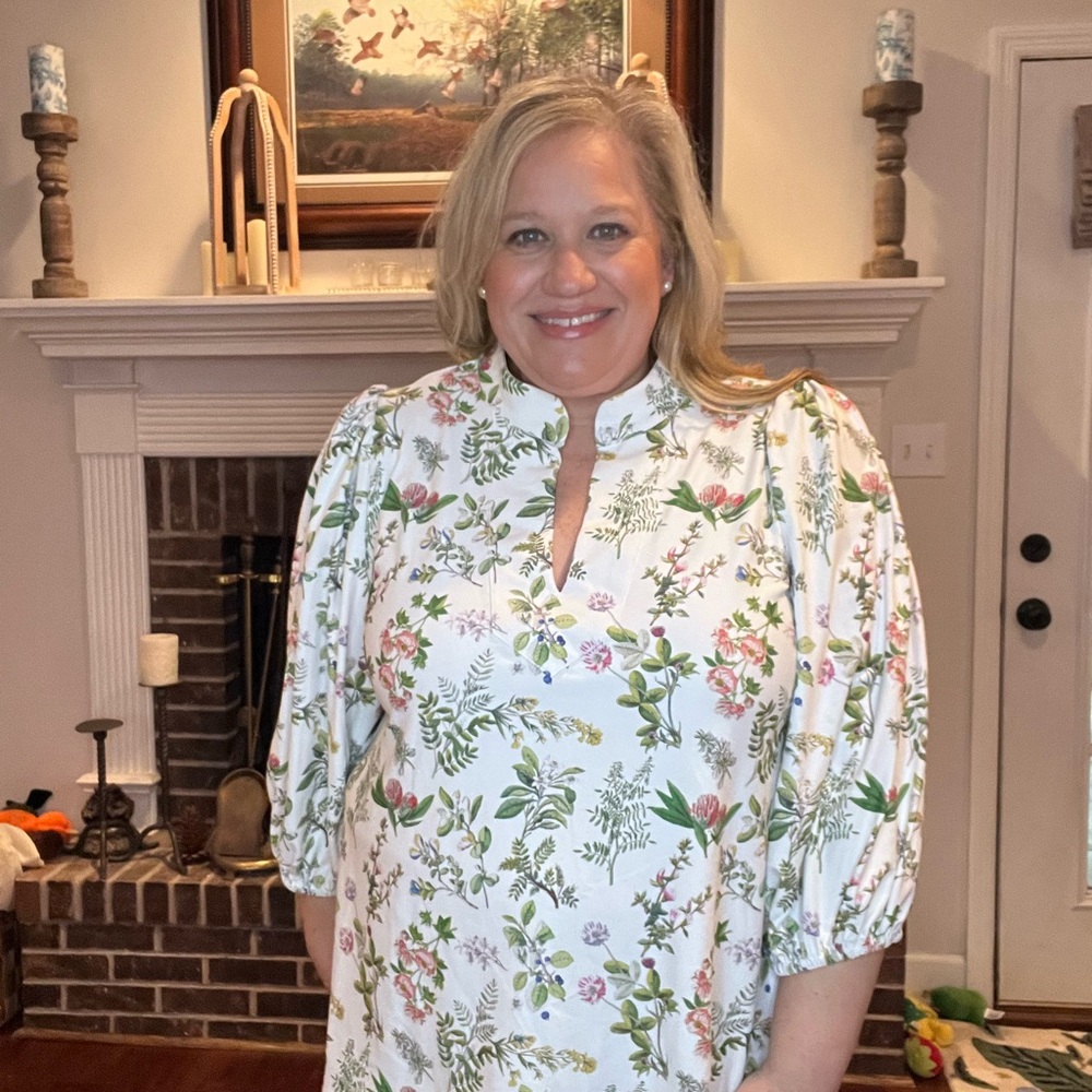 Smith & Quinn Eliza top in Botanical Print